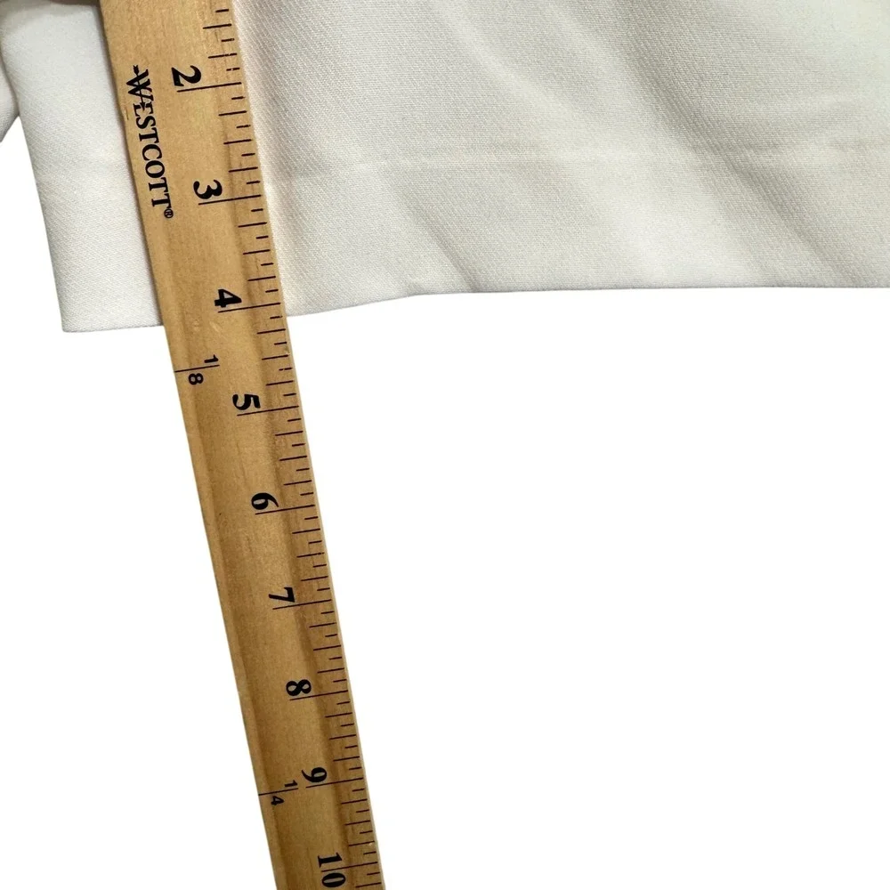 Abercrombie & Fitch Sloane Curve Love Shorts 25 0 Cream New Pleated High Rise - Picture 7 of 11